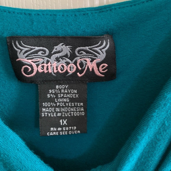 NWOT Ruched Front Double Layer Tank - Picture 3 of 7